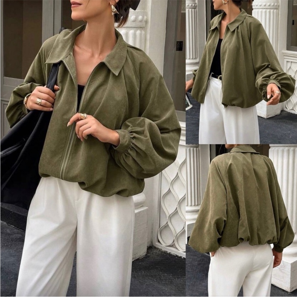 ZARA PUFFED BOMBER JACKET ZW COLLECTION